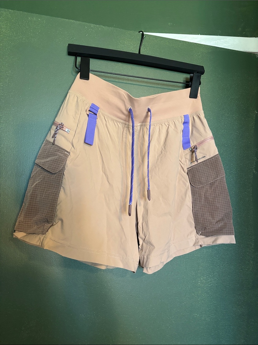 Lululemon Cargo Pocket Women's Shorts with Purple Accents